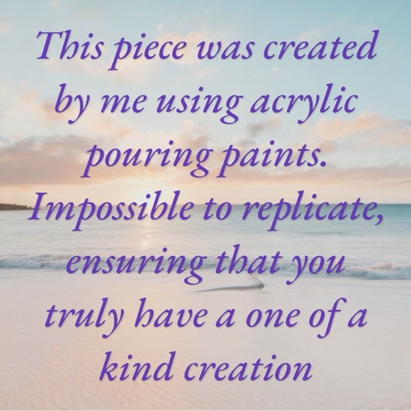 Hand Crafted Orange and Yellow Fluid Art Pendant Cord Necklace by Svetlana Yeung - Picture 10 of 12